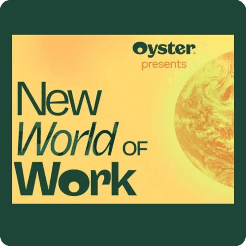 A picture of the new world of work logo.
